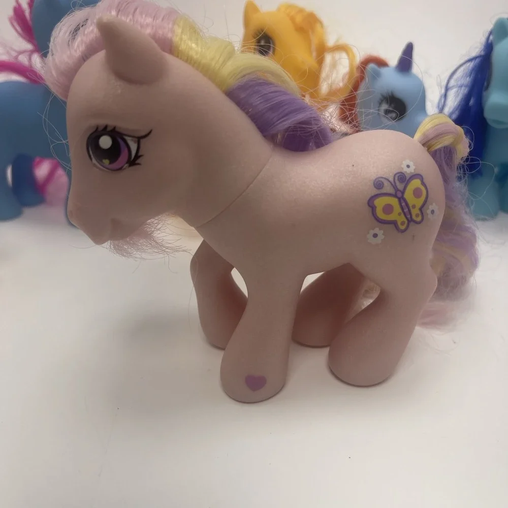 My Little Pony Gen 3 Pink Fluttershy Fakie Gi-Go G1 Wonder Pony land Lots of 9